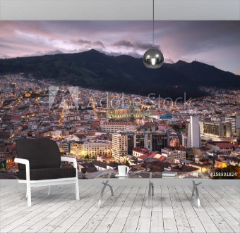 Picture of Night view of Quito Ecuador